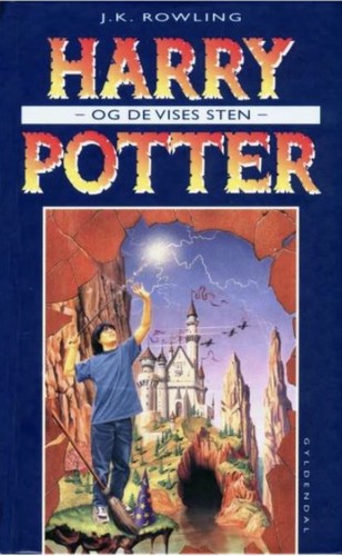 J. K. Rowling: Harry Potter og de vises sten (Danish language, 2000, Gyldendal)